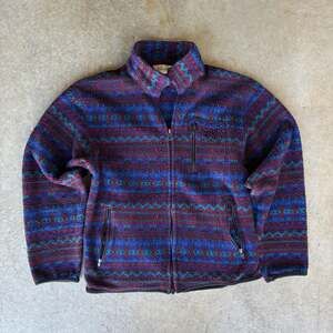 Vintage Aztec Fleece - St. John’s Bay 90s - Size M